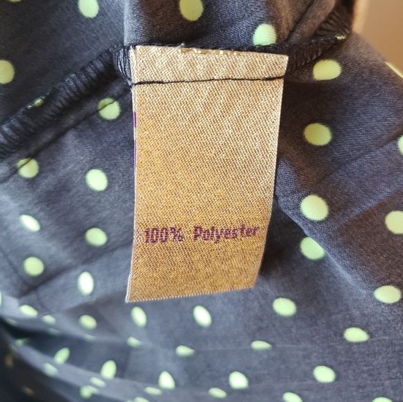 Princess Vera Wang Black Polka Jrs 5/Ladies Small - Picture 5 of 7